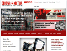 Tablet Screenshot of crvenakritika.org